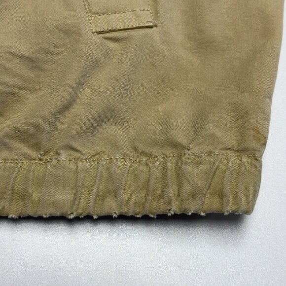 Vintage Nautica Jacket Mens Large 27x27 Beige Full Zip Collared - Picture 14 of 16